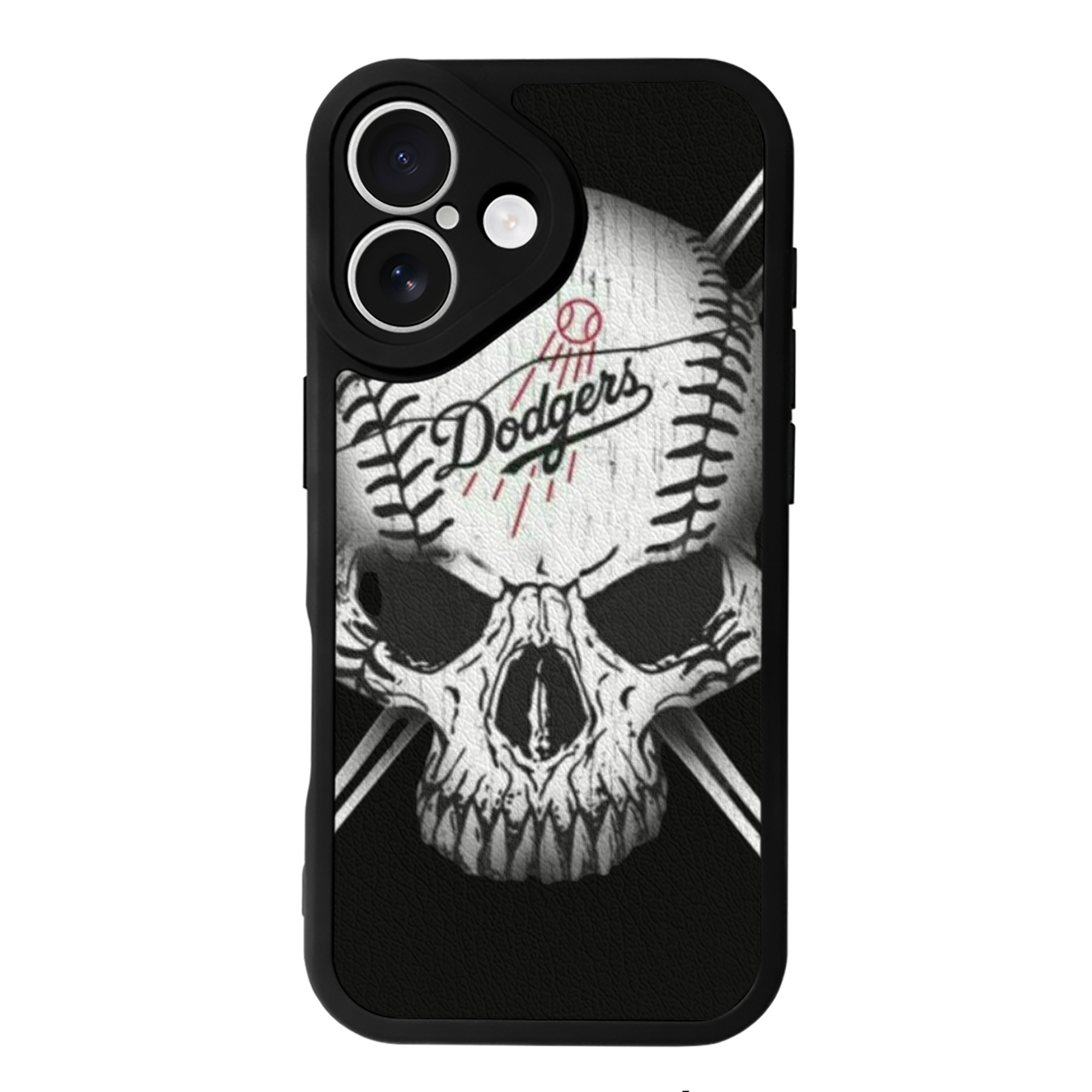  IPhone 16 Silicone Leather Case – UV Print, Lambskin Texture – Perfect Fit, Wireless Charging Compatible, Scratch Resistant, Precise Cutouts – Stylish Protection For IPhone 16